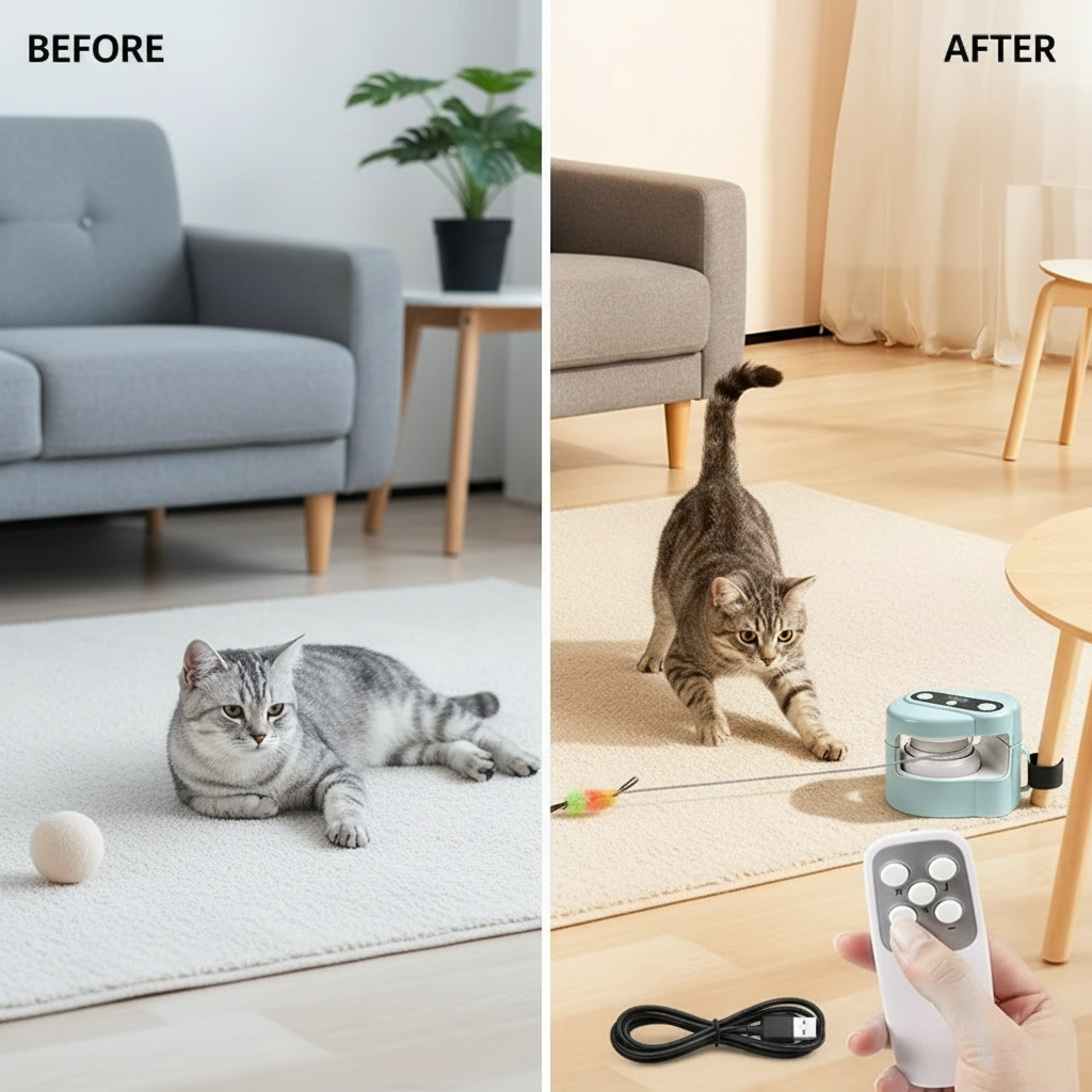 Jouet Chat Interactif Auto